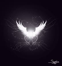 White Angel Wings Wallpaper