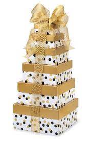 impressive gift box towers for an