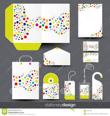 Stationery Template Design Stock Vector Illustration Of Envelope