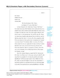 20 Printable Mla Style Research Paper Example Forms And