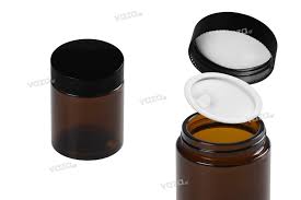 100ml Amber Glass Jar With Sealing Disc