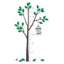 Tree Growth Chart Wall Decal