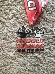 2016 rugged maniac finisher medal ocr