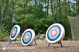 an archery target for a compound bow