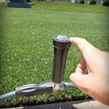 Clogged sprinkler heads are probably the most common problem you will run into with your underground sprinkler system. Diy Above Ground Sprinkler Ryan Knorr Lawn Care