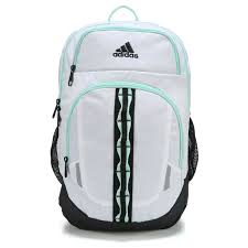 Adidas Prime V Laptop Backpack Accessories White Clear Mint