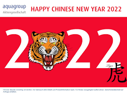 Happy Chinese New Year 2022 - The Year of the Tiger