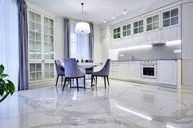 how often should you polish marble floors