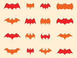 batman logo set vector art graphics