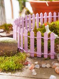 1pc Mini Wooden Fence Miniature Fence