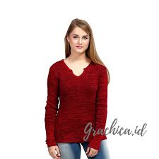 Herz schablonen zum ausdrucken : Sweater Rajut Wanita Warna Merah Maroon Shopee Indonesia