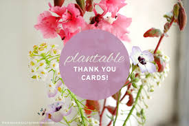 thank you cards that give flowers
