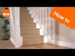 how to install a diy stair runner you