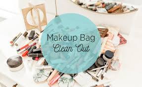 makeup bag needs a clean bill of health