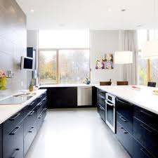 Rather, an idea in kitchen cabinetry to paint the base cabinets black (or a dark color) and the uppers white (or light). Black Lower And White Upper Cabinets Houzz