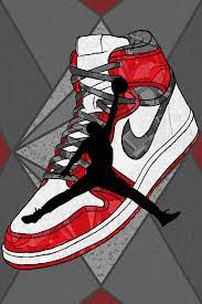 100 cartoon jordan shoes wallpapers