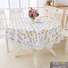 velvet plastic large round table cloth
