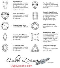 Cubic Zirconia Size Chart By Carat Weight Size Chart