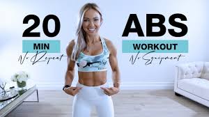 20 min abs workout at home no
