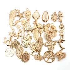 50pcs enamel charms for jewelry making