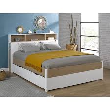 Megadecor tête de lit décorative en pvc effet planches en bois vieillies. Tete De Lit 160 Rangement Novocom Top