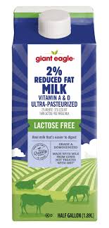 giant eagle milk 2 reduced fat