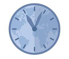 Premium Vector Time Zones Icon Clock