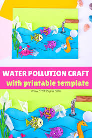 water pollution craft for kids easy