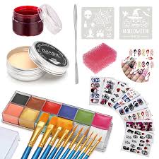 wismee halloween makeup face paint kit