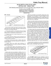 Cable Tray Manual Cooper Industries