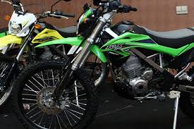 wah perang trail motor kawasaki klx