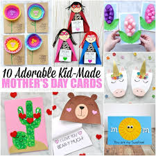 10 Adorable Mothers Day Card Ideas Kids Can Make
