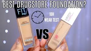 Maybelline Superstay Full Coverage Foundation Vs Fit Me Review Best Drugstore Foundation