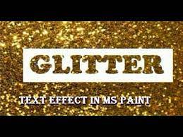 create glitter text effect in ms paint
