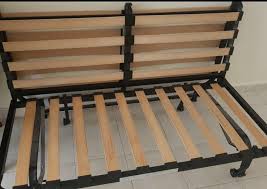 ikea foldable bed frame with queen size