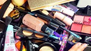 asmr makeup collection organising