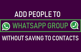 Adding or removing a facebook account or whatsapp account to your portal will add or remove the contacts associated with that account. Add People To Whatsapp Group Without Saving To Contacts