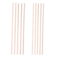 Details About 10pcs 250mm Round Balsa Wood Sticks Smooth Woodcraft Stick Bar Dowel Rods