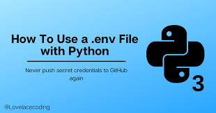 how to use a env file with python
