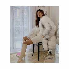 Mys Loose Winter Real Fox Fur Coat