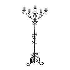 wrought iron floor candle holders foter
