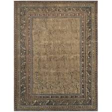 indo hand knotted 1880s agra wool rug