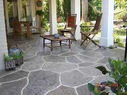 Grouted Stamp Patio Concrete Patio