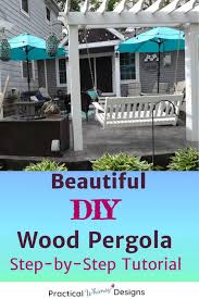 Outdoor Patio Pergola Swing