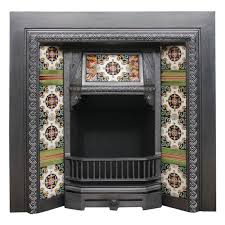 Reclaimed Victorian Tiled Fireplace