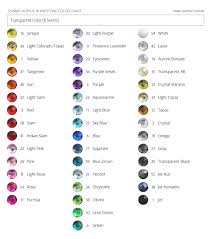 What Color Is Rhinestone Complete Rhinestone Color Chart
