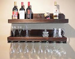 32 wall wine rack glass holder with
