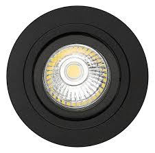 recessed spot black round hole size