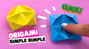 how to make origami diy simple dimple