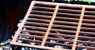 how to clean a rusty grill step by